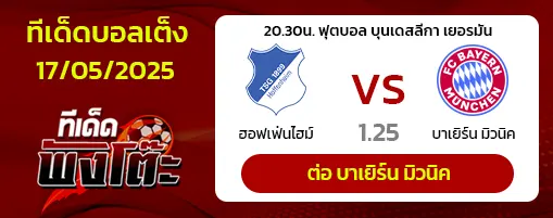 ฮอฟเฟ่นไฮม์ vs บาเยิร์น มิวนิค