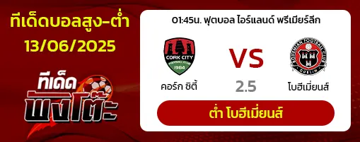 คอร์ค ซิตี้ vs โบฮีเมี่ยนส์