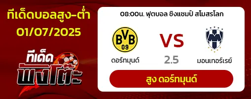 ดอร์ทมุนด์ vs มอนเทอร์เรย์