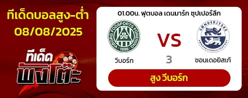 วีบอร์ก vs ซอนเดอยิสเก้