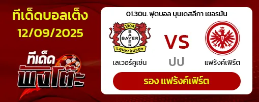 เลเวอร์คูเซ่น vs แฟร้งค์เฟิร์ต