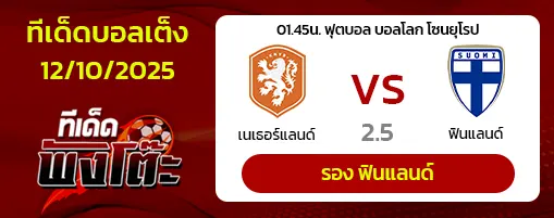 เนเธอร์แลนด์ vs ฟินแลนด์
