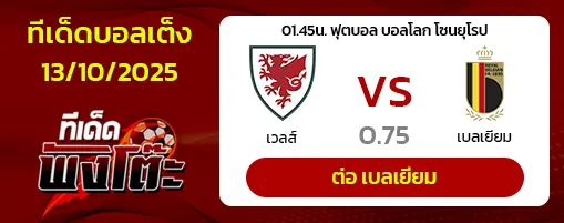 เวลส์ vs เบลเยียม