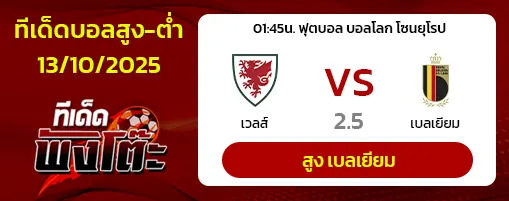 เวลส์ vs เบลเยียม