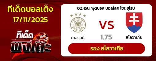 เยอรมัน vs สโลวาเกีย