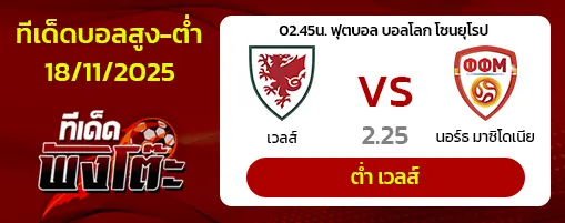เวลส์ vs นอร์ธ มาซิโดเนีย